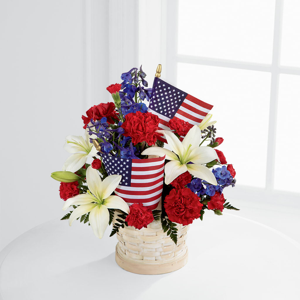 American Glory Bouquet – BLOSSOMS & BALLOONS FLORIST, Roseville CA