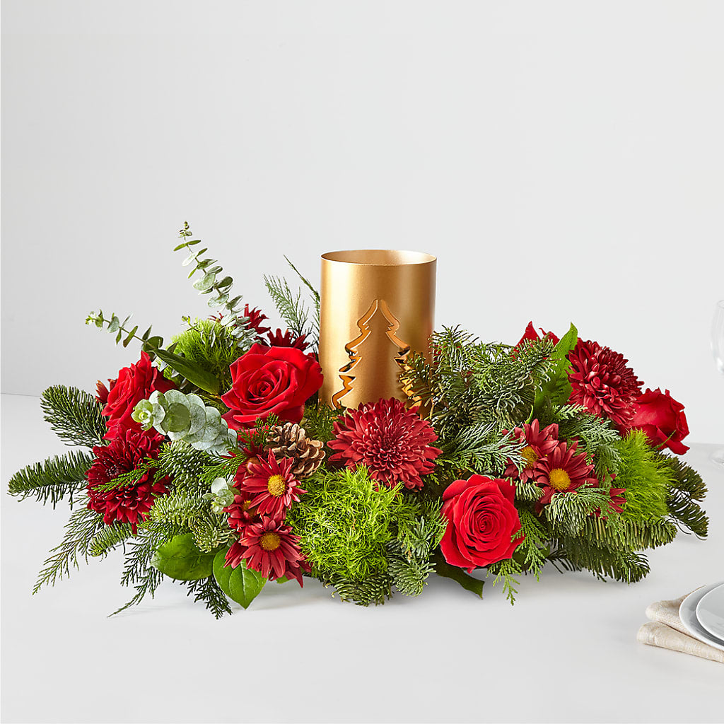Toast the Season Centerpiece – BLOSSOMS & BALLOONS FLORIST, Roseville CA