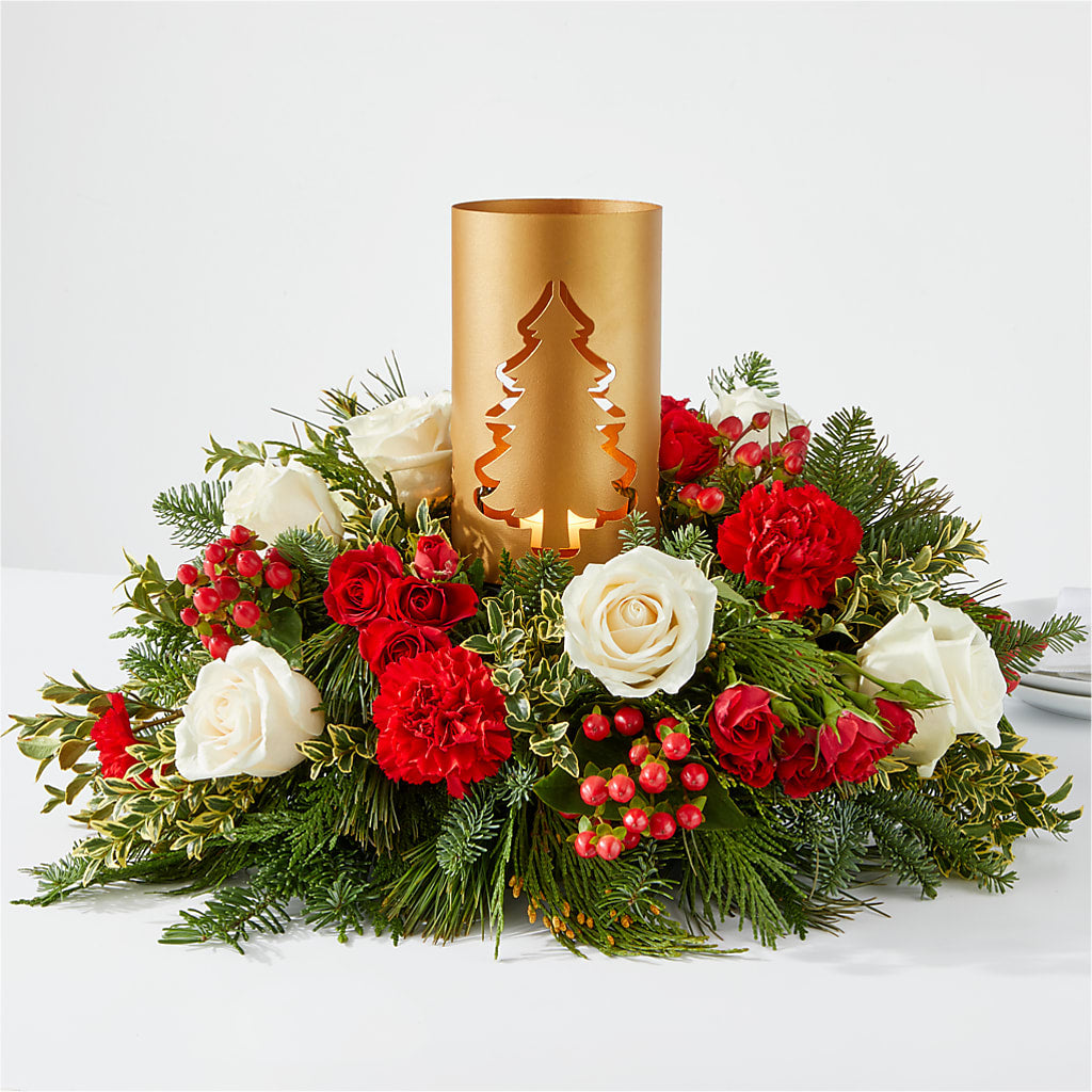 December Dreams Centerpiece – BLOSSOMS & BALLOONS FLORIST, Roseville CA