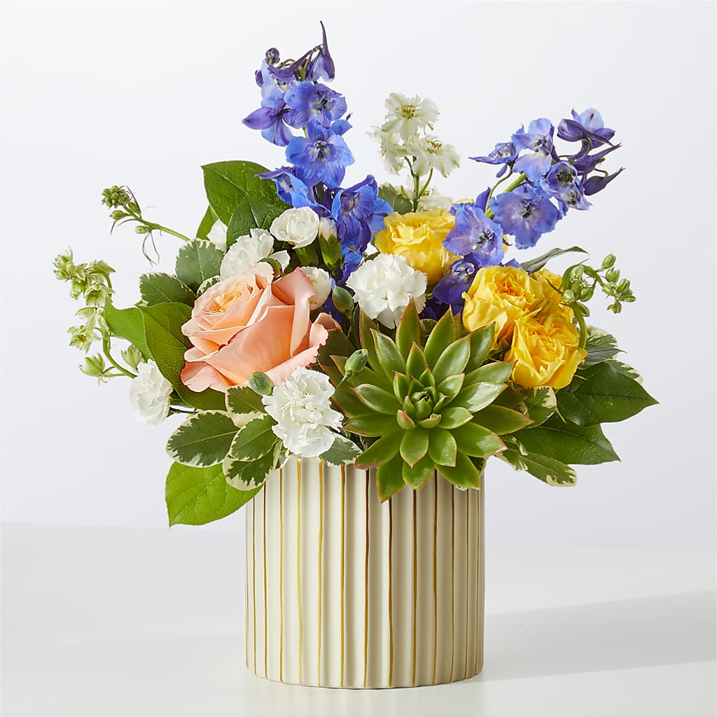 Cobalt Reverie Bouquet – BLOSSOMS & BALLOONS FLORIST, Roseville CA