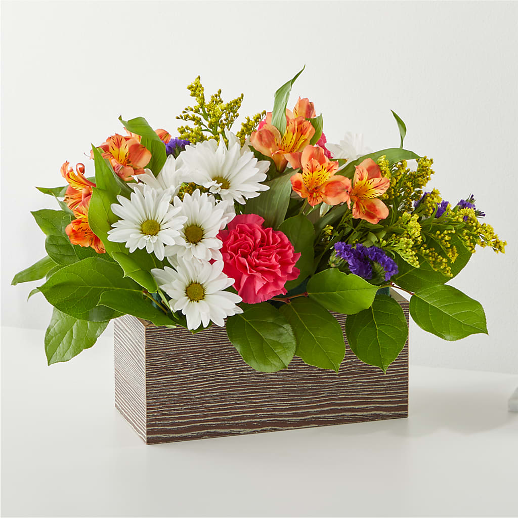 Oopsie Daisy Box Bouquet – BLOSSOMS & BALLOONS FLORIST, Roseville CA
