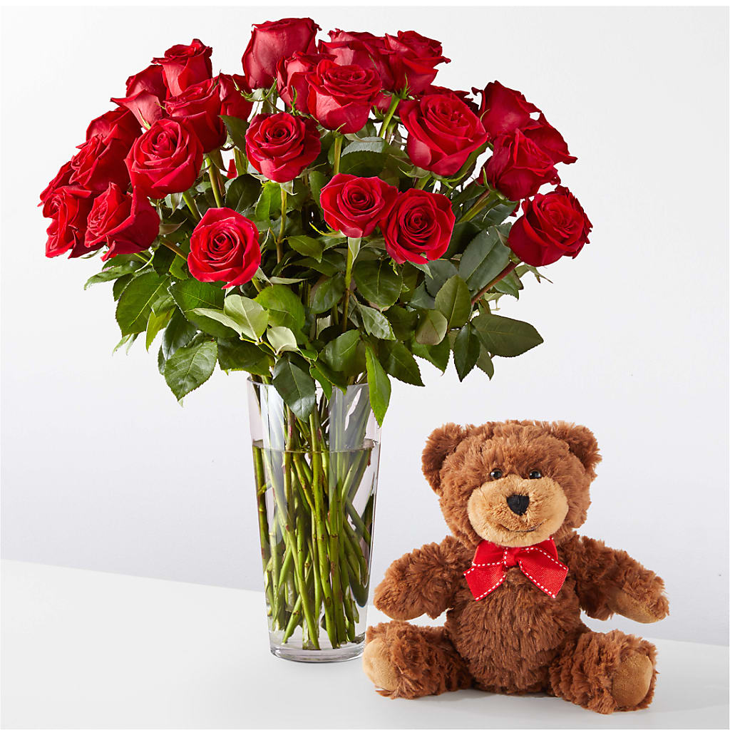 Romantic Long Stem Red Rose Bouquet Bundles – BLOSSOMS & BALLOONS FLORIST, Roseville CA