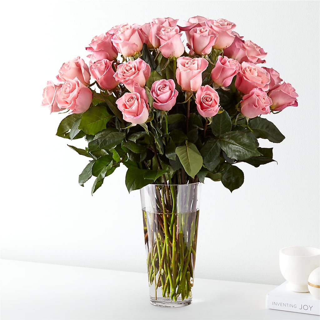 Long Stem Pink Rose Bouquet – BLOSSOMS & BALLOONS FLORIST, Roseville CA