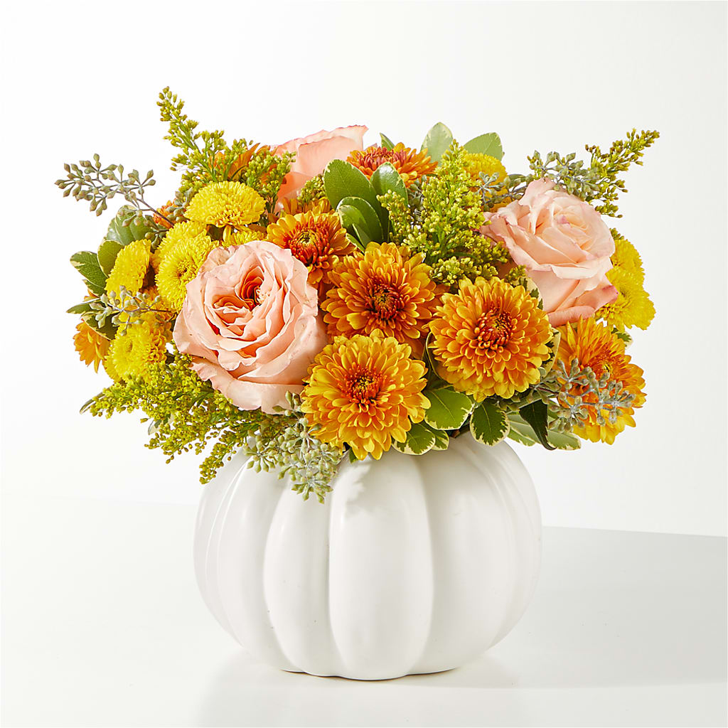 Peachy Pumpkin – BLOSSOMS & BALLOONS FLORIST, Roseville CA