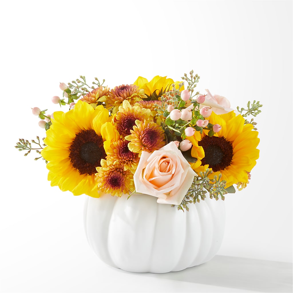 Pumpkin to Talk About Bouquet – BLOSSOMS & BALLOONS FLORIST, Roseville CA