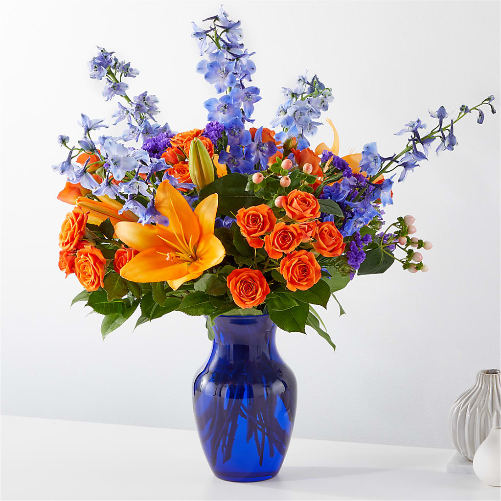 Radiant Citrus Bouquet – BLOSSOMS & BALLOONS FLORIST, Roseville CA
