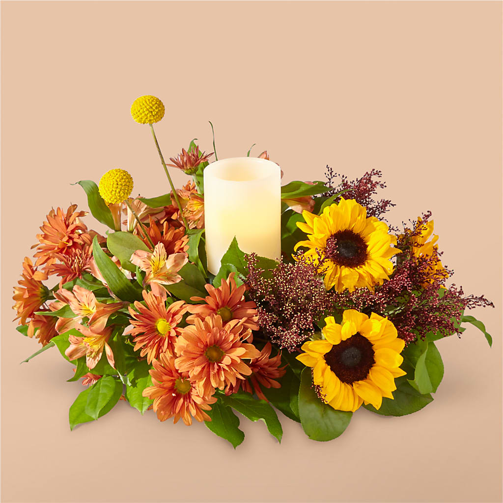 Honey Spark Centerpiece – BLOSSOMS & BALLOONS FLORIST, Roseville CA