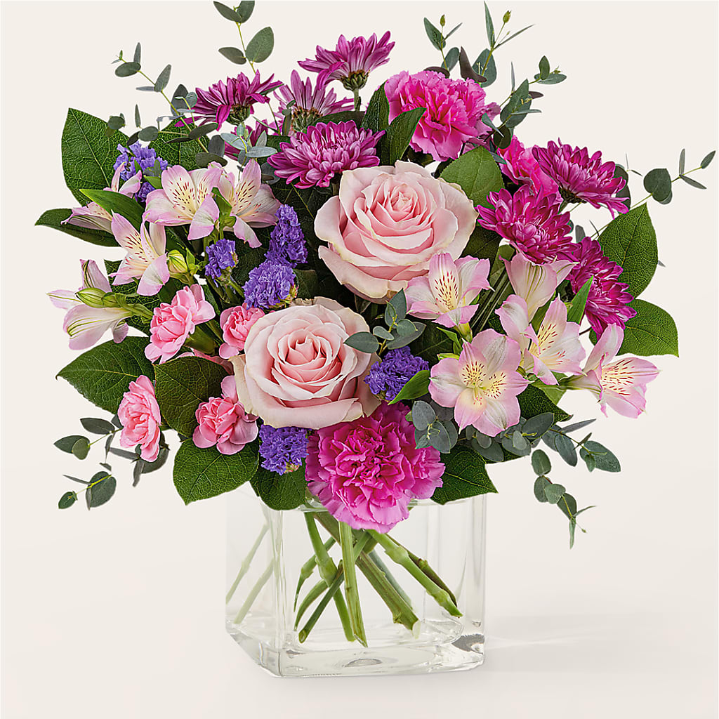Rosy Radiance Bouquet – BLOSSOMS & BALLOONS FLORIST, Roseville CA