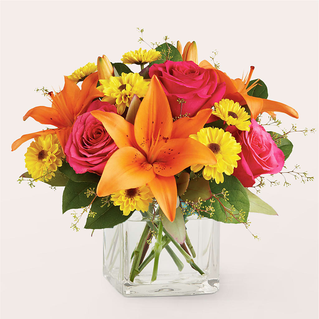 Neon Lights Bouquet – BLOSSOMS & BALLOONS FLORIST, Roseville CA