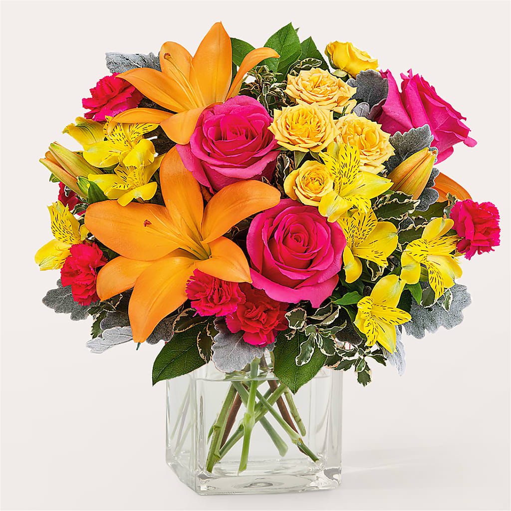 To the Tropics Bouquet – BLOSSOMS & BALLOONS FLORIST, Roseville CA
