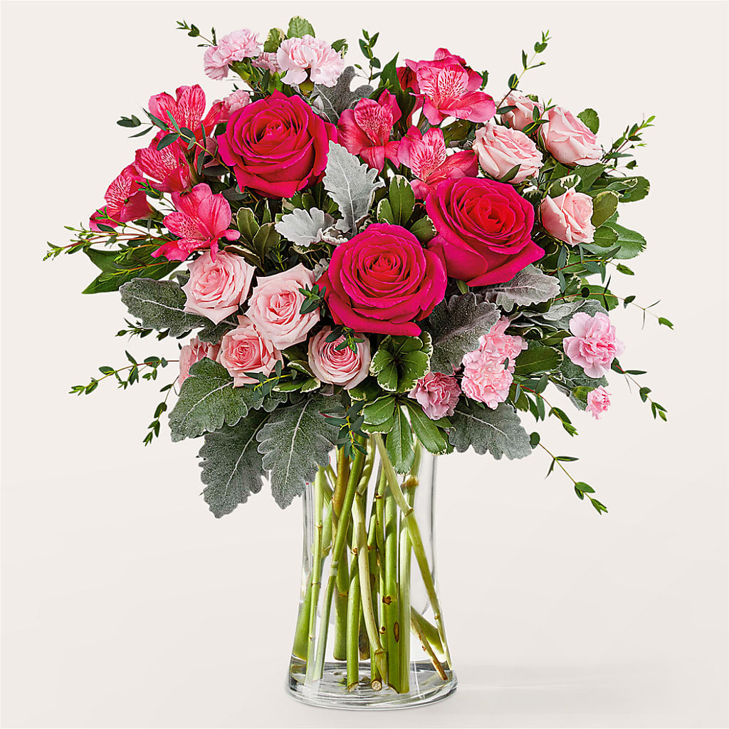 Tickled Pink Bouquet – BLOSSOMS & BALLOONS FLORIST, Roseville CA