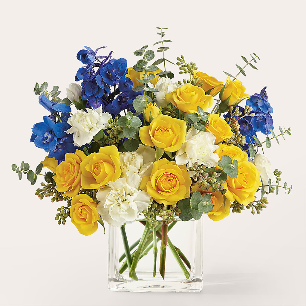 Sparkling Citrine Bouquet – BLOSSOMS & BALLOONS FLORIST, Roseville CA