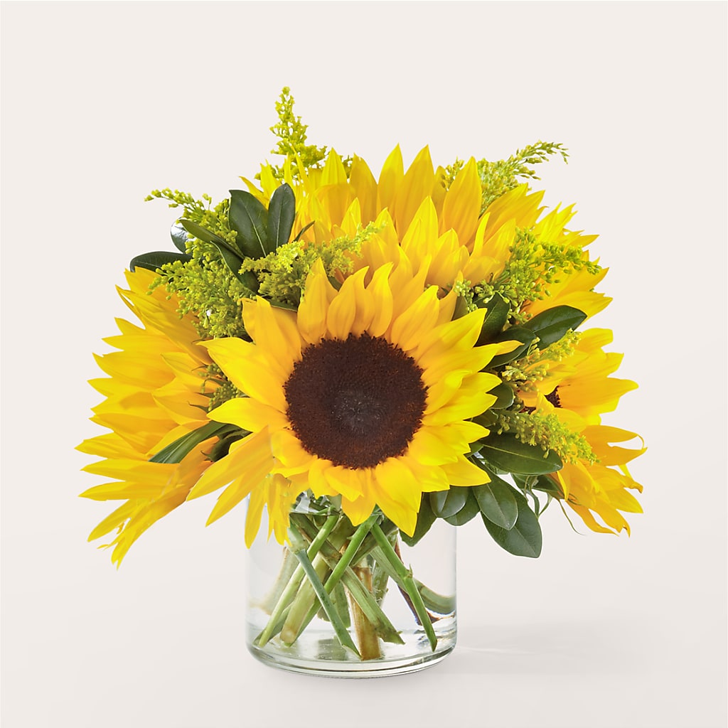 Beaming Sunflower Bouquet – BLOSSOMS & BALLOONS FLORIST, Roseville CA