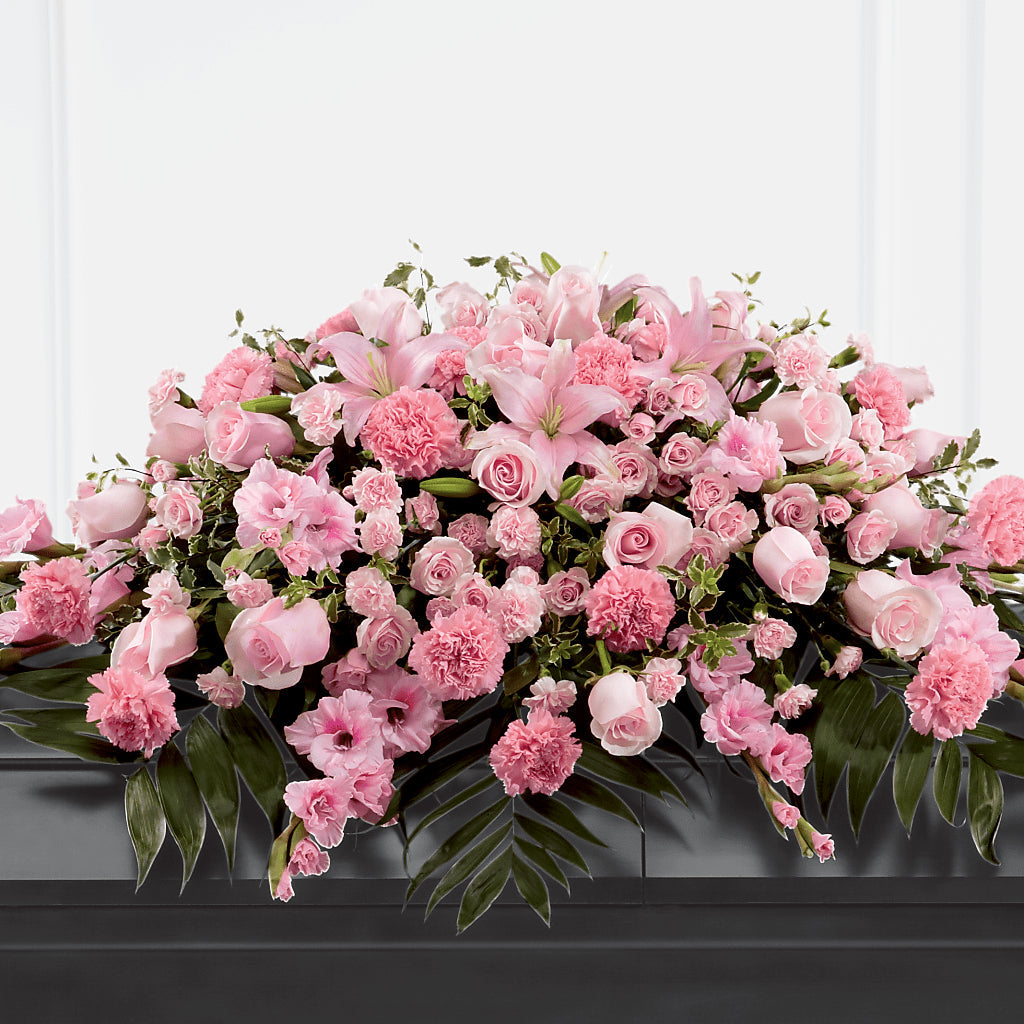 Garden of Comfort Casket Spray (Standard) – BLOSSOMS & BALLOONS FLORIST, Roseville CA