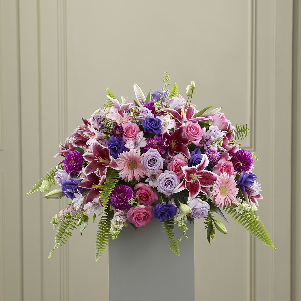 Fare Thee Well Pedestal – BLOSSOMS & BALLOONS FLORIST, Roseville CA