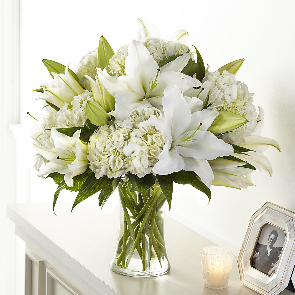 Compassionate Lily Bouquet – BLOSSOMS & BALLOONS FLORIST, Roseville CA