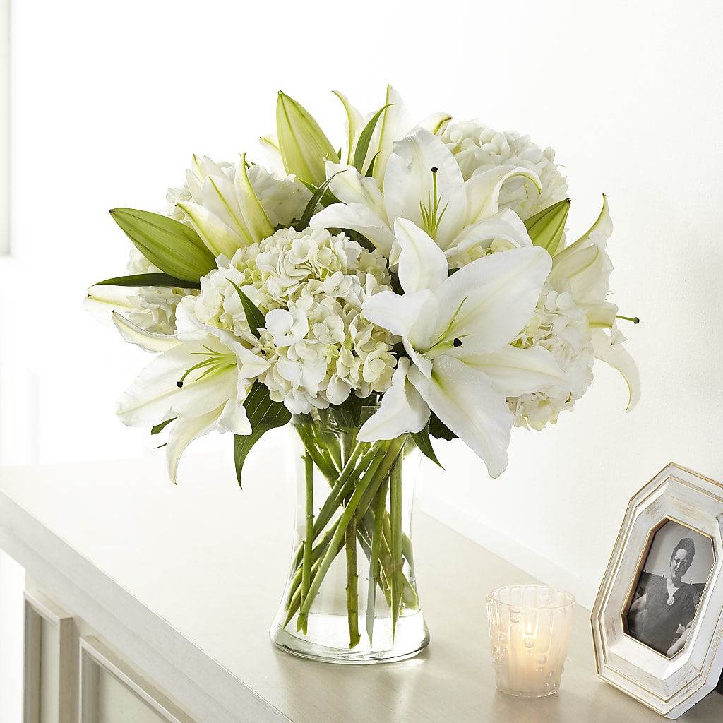 Compassionate Lily Bouquet – BLOSSOMS & BALLOONS FLORIST, Roseville CA