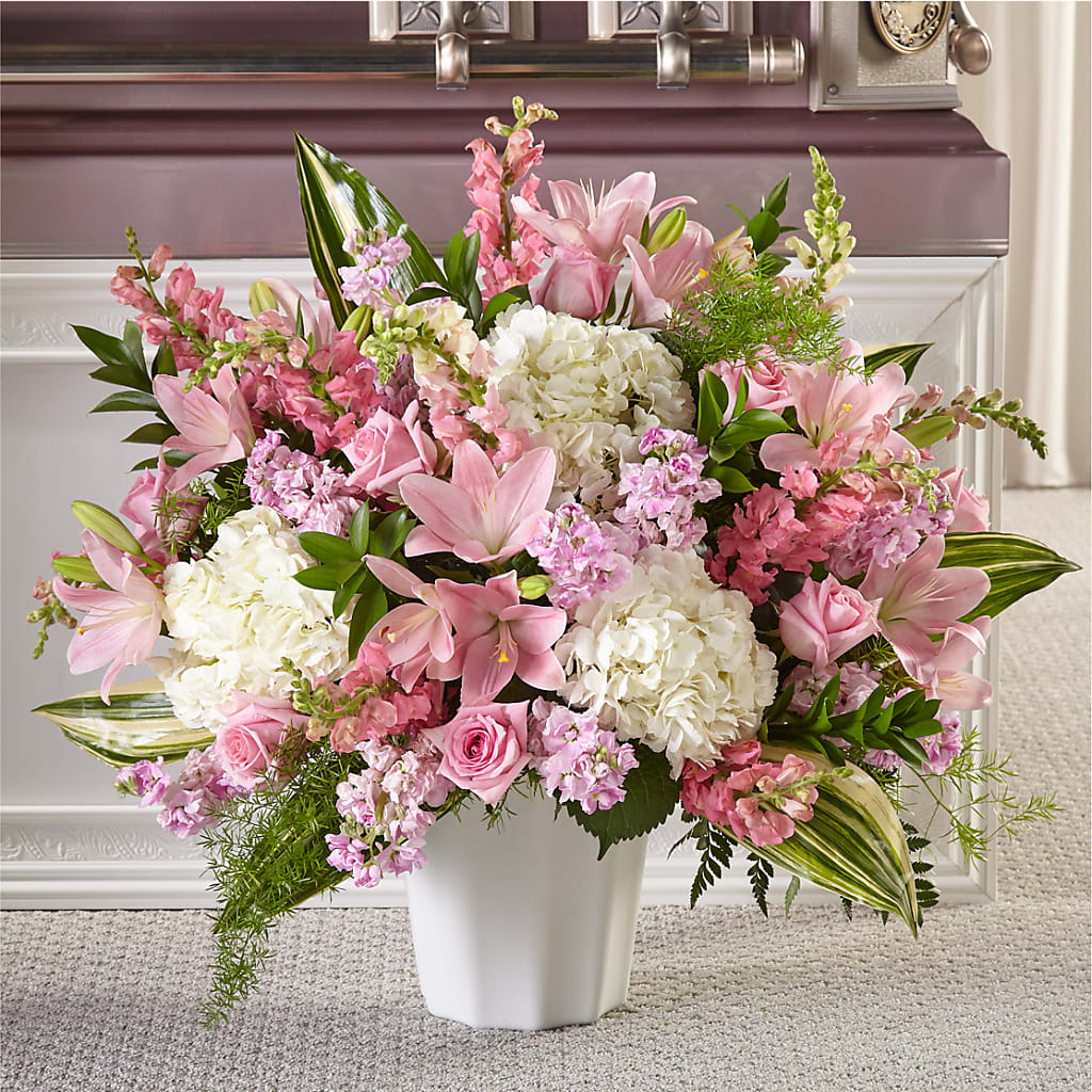 Simply Serene Floor Basket – BLOSSOMS & BALLOONS FLORIST, Roseville CA