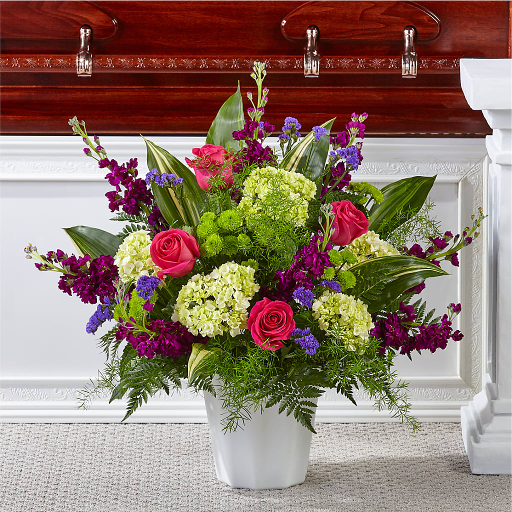Beautiful Horizons Floor Basket – BLOSSOMS & BALLOONS FLORIST, Roseville CA