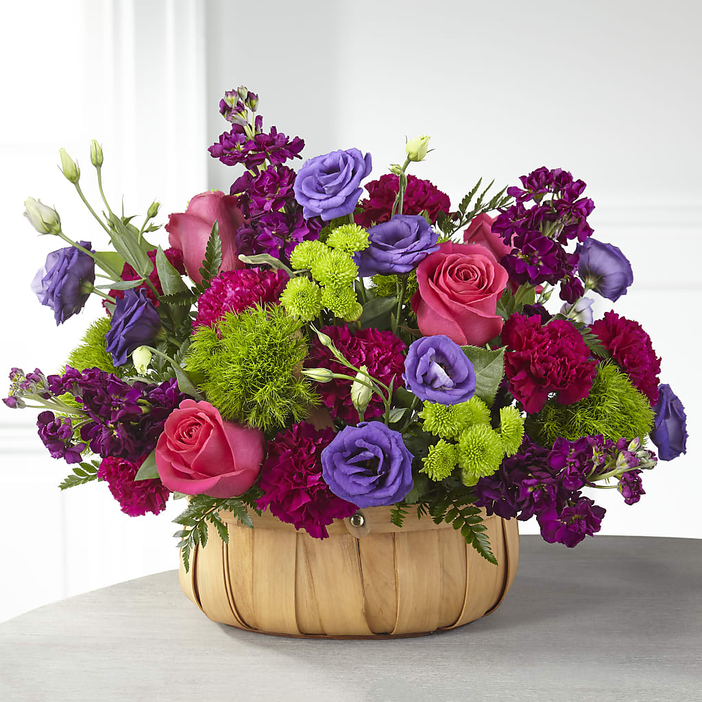 Serene Sanctuary Basket – BLOSSOMS & BALLOONS FLORIST, Roseville CA