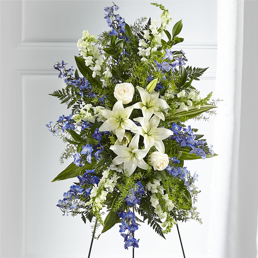 Faithful Friend Standing Spray – BLOSSOMS & BALLOONS FLORIST, Roseville CA