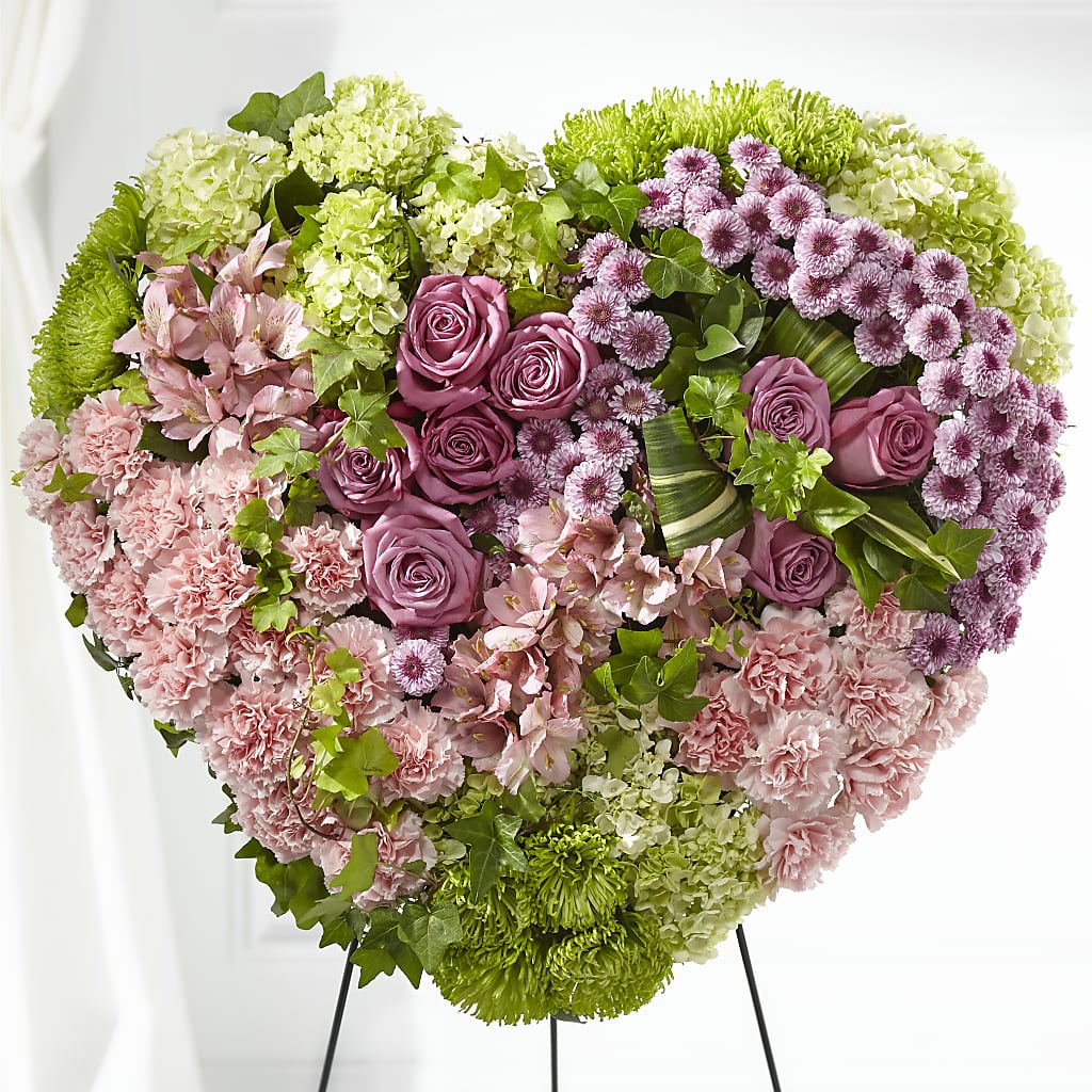 Heartwarming Standing Heart – BLOSSOMS & BALLOONS FLORIST, Roseville CA