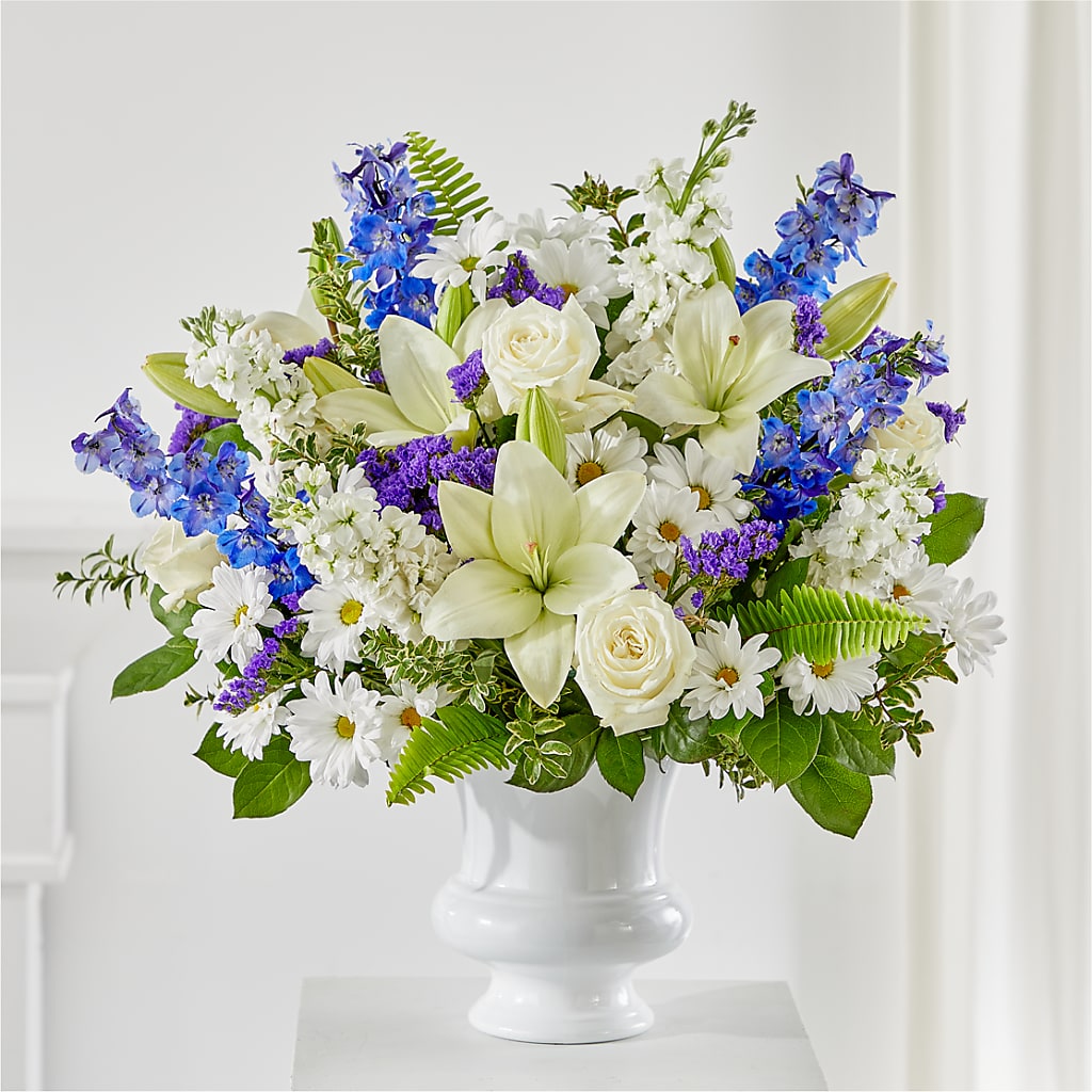 Expressions of Hope Urn Arrangement – BLOSSOMS & BALLOONS FLORIST, Roseville CA