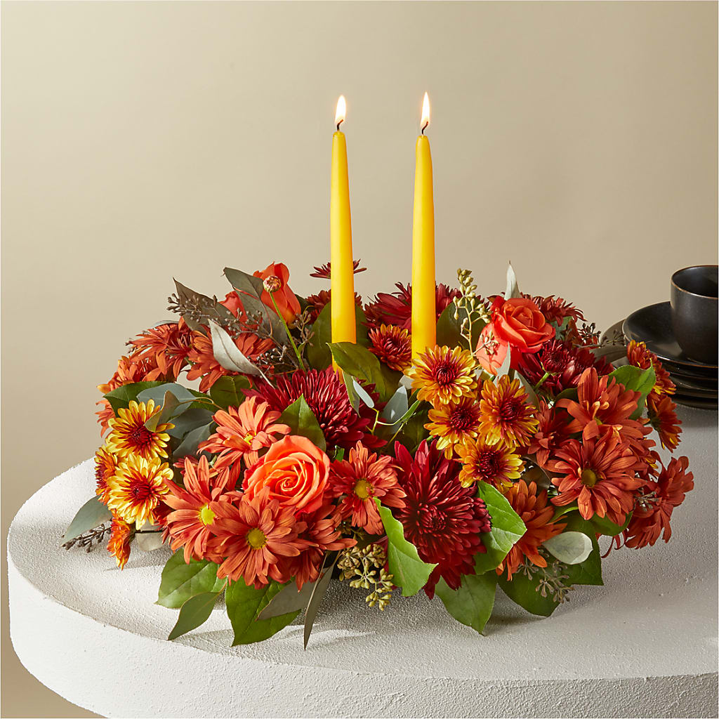 Ember Banquet Centerpiece – BLOSSOMS & BALLOONS FLORIST, Roseville CA