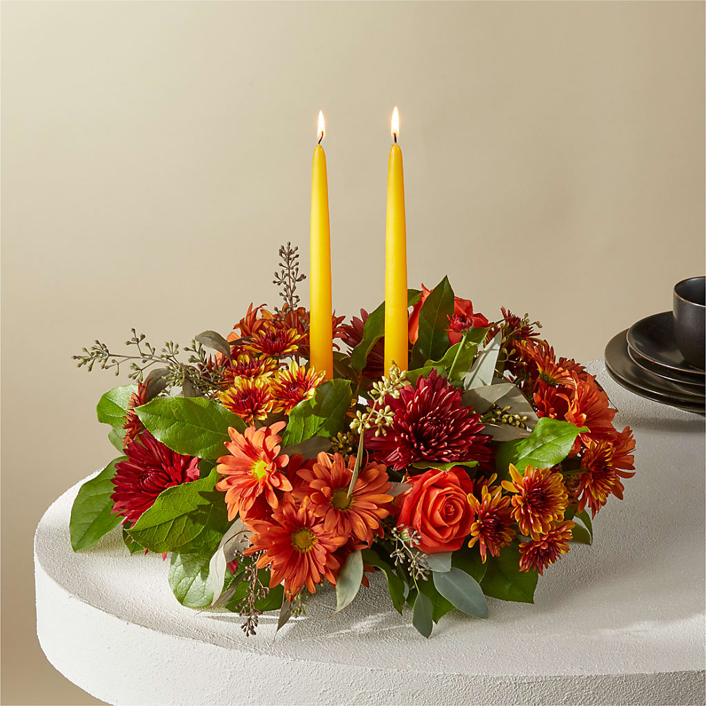 Ember Banquet Centerpiece – BLOSSOMS & BALLOONS FLORIST, Roseville CA