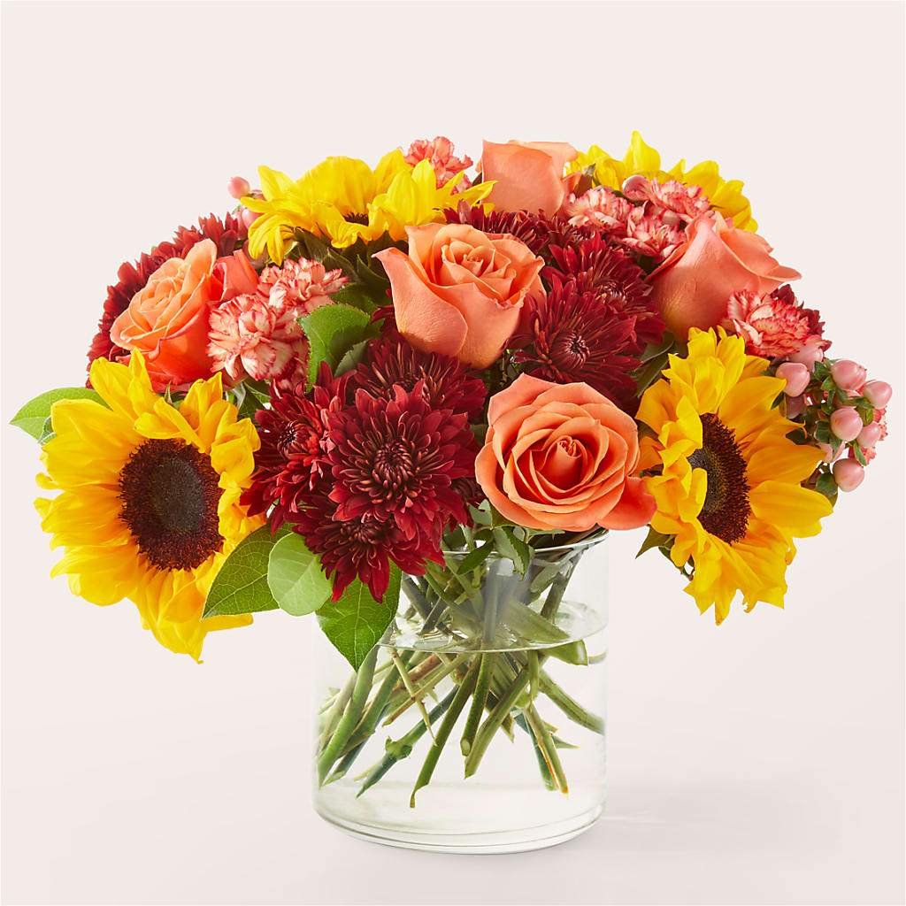 September Sunset Bouquet – BLOSSOMS & BALLOONS FLORIST, Roseville CA