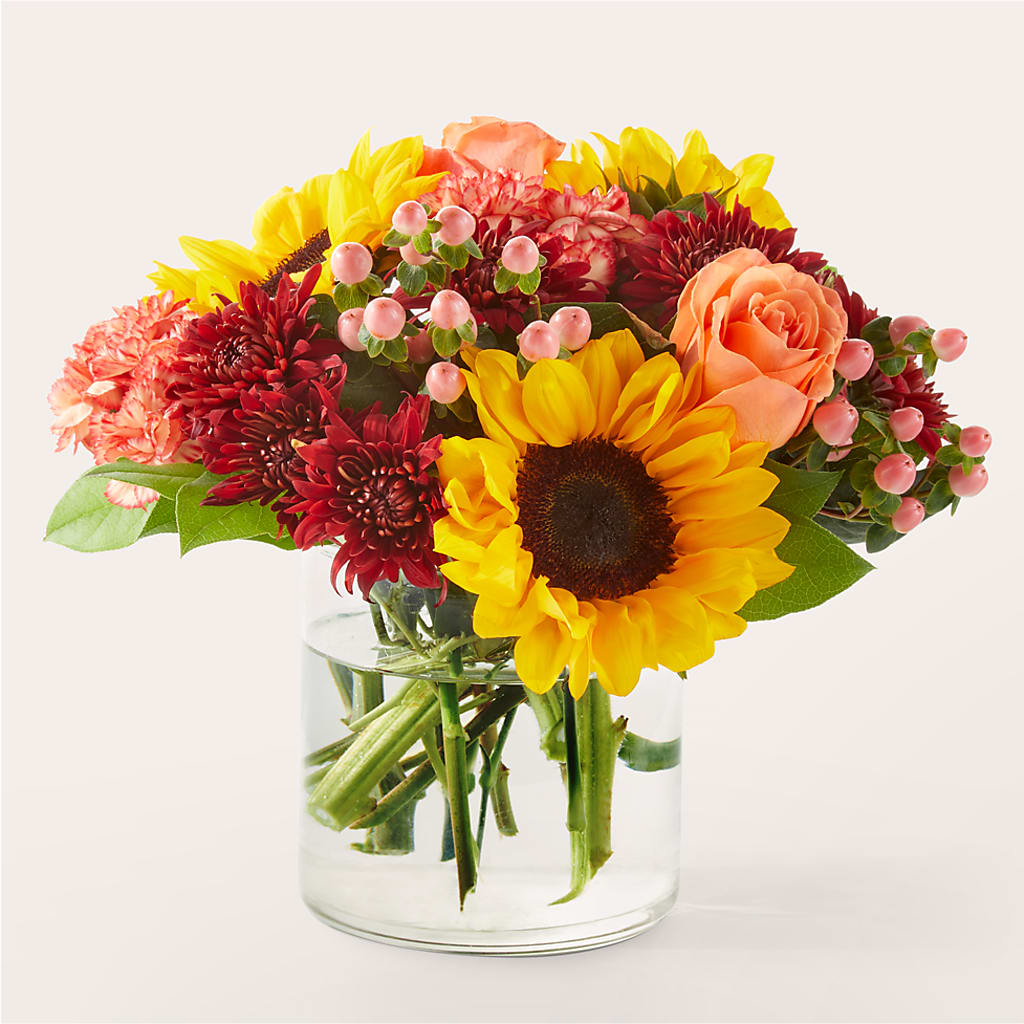 September Sunset Bouquet – BLOSSOMS & BALLOONS FLORIST, Roseville CA