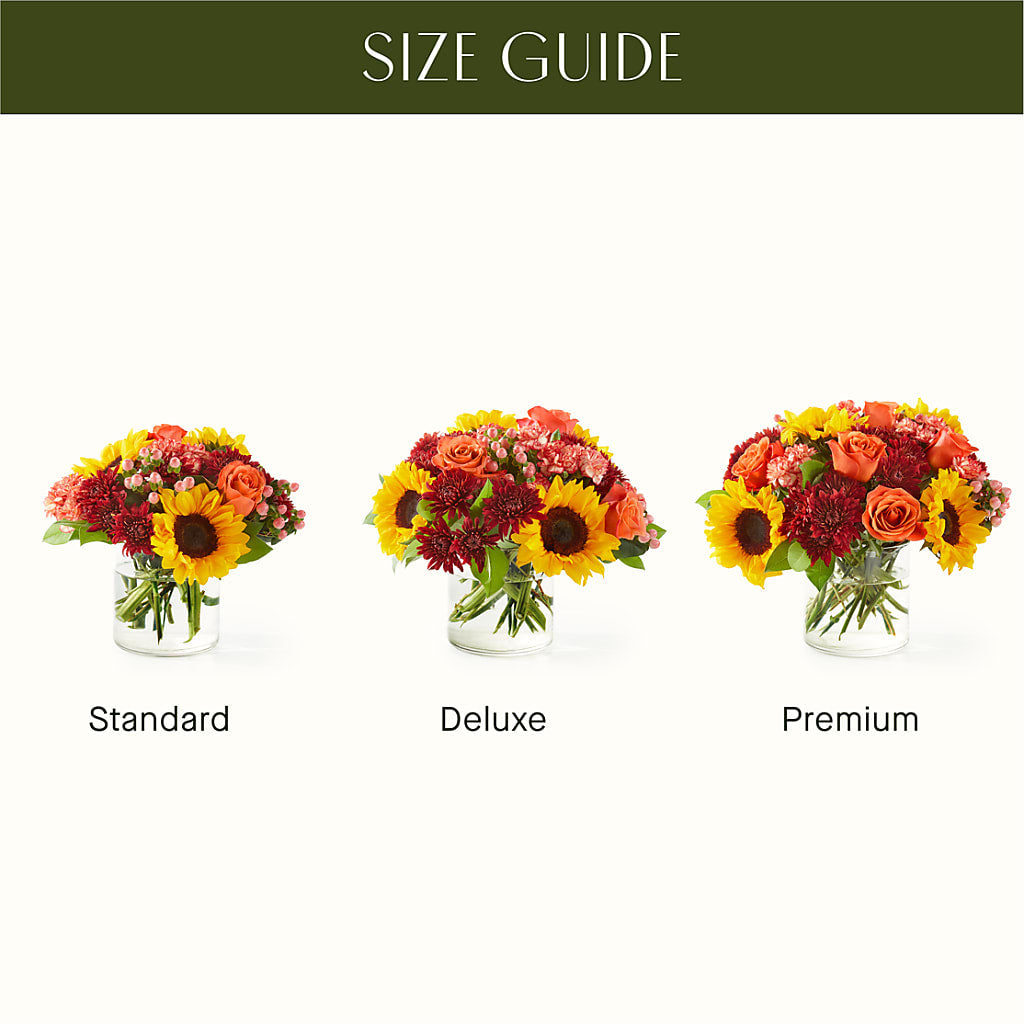 September Sunset Bouquet – BLOSSOMS & BALLOONS FLORIST, Roseville CA