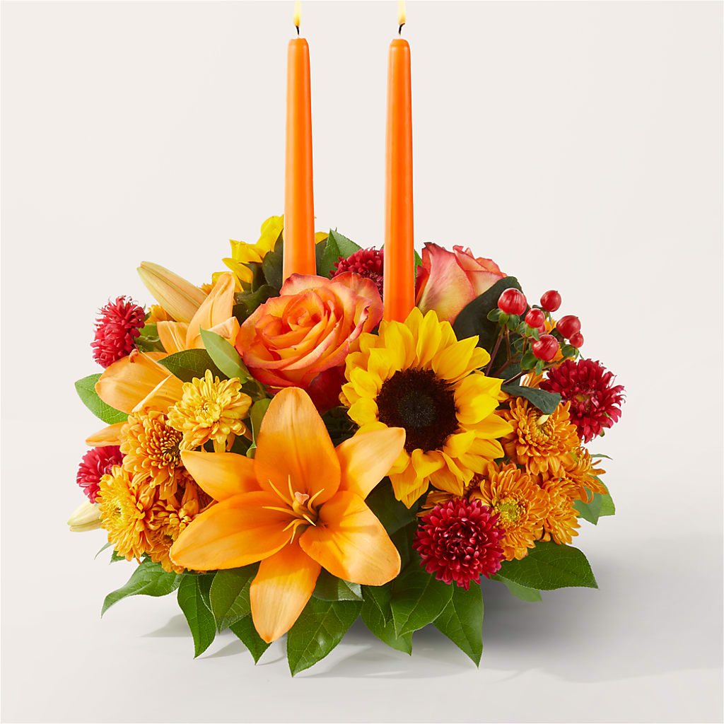 Grateful Centerpiece – BLOSSOMS & BALLOONS FLORIST, Roseville CA