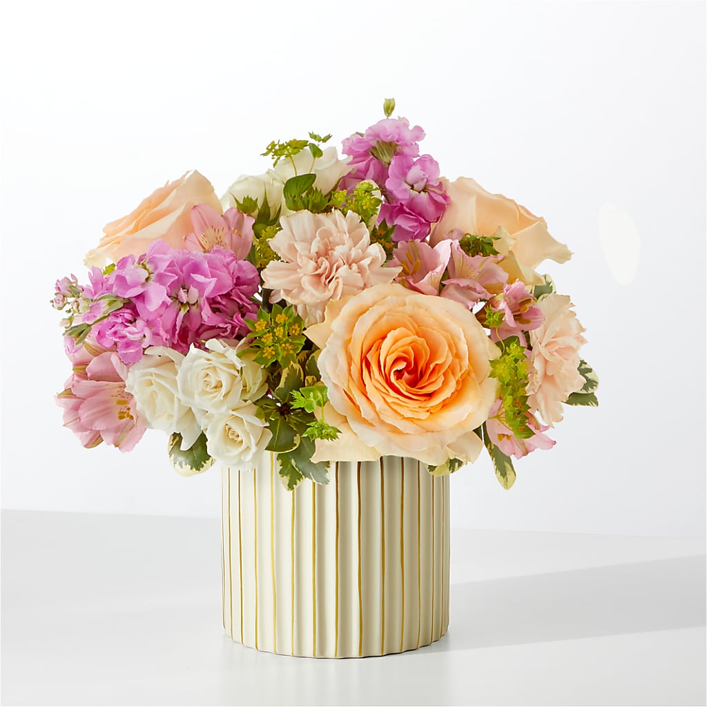 Paradise Bouquet with Ivory Vase – BLOSSOMS & BALLOONS FLORIST, Roseville CA