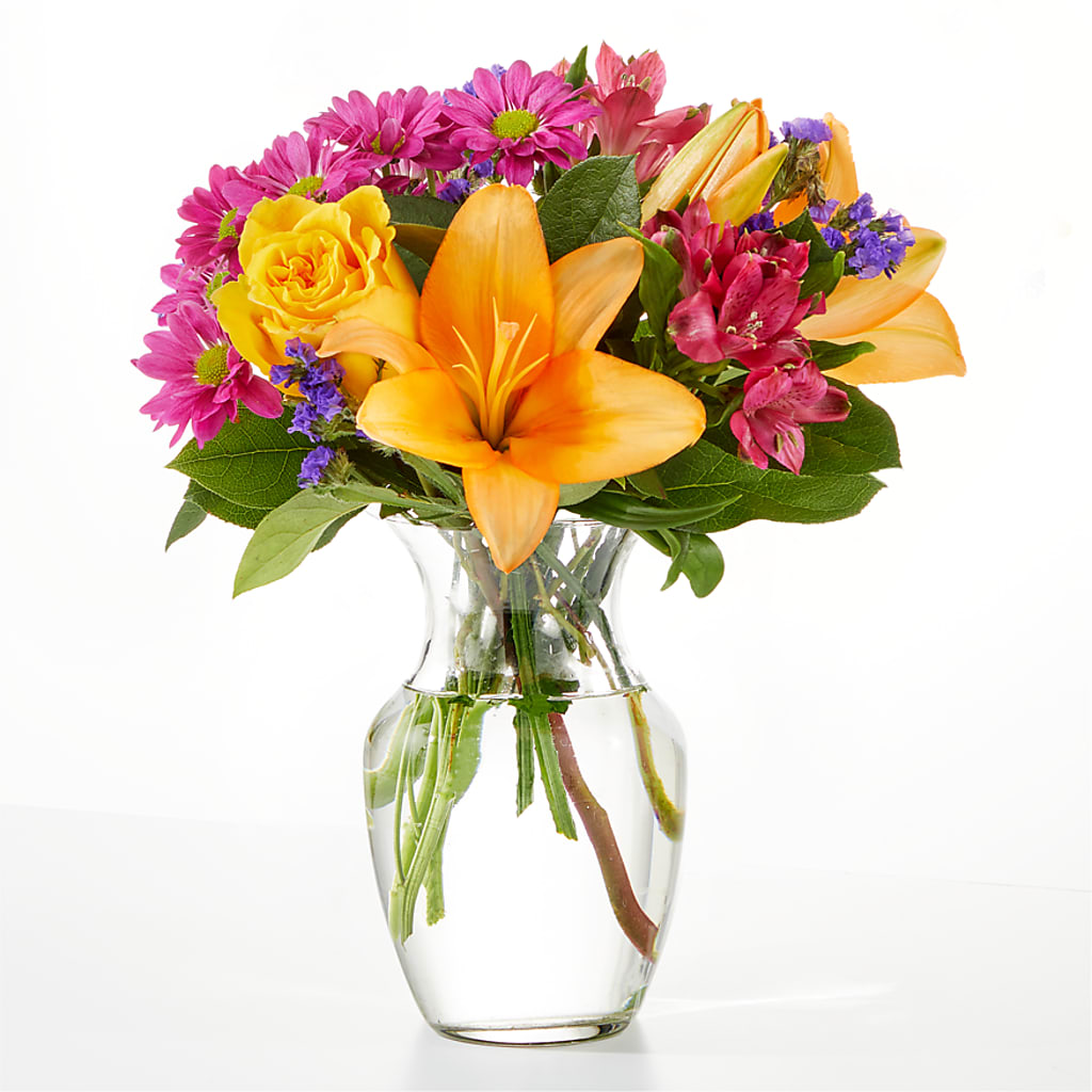 Colorful Visions Bouquet – BLOSSOMS & BALLOONS FLORIST, Roseville CA