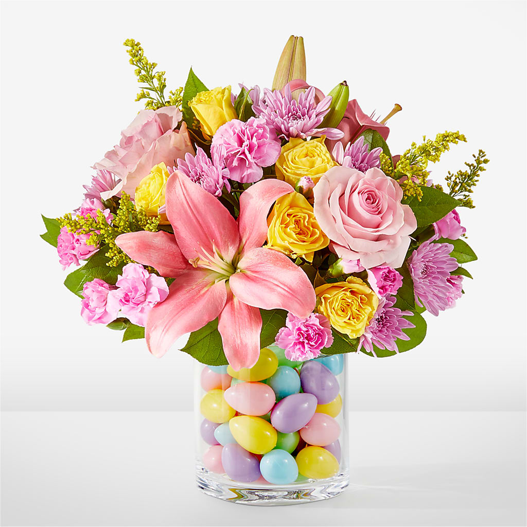 Easter Egg Hunt Bouquet – BLOSSOMS & BALLOONS FLORIST, Roseville CA