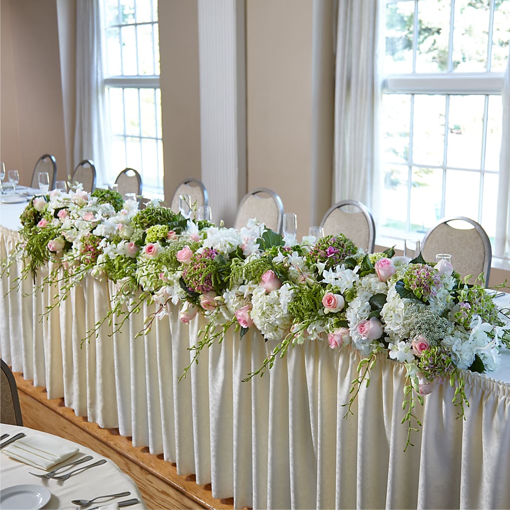 State of Joy Head Table Arrangement – BLOSSOMS & BALLOONS FLORIST, Roseville CA