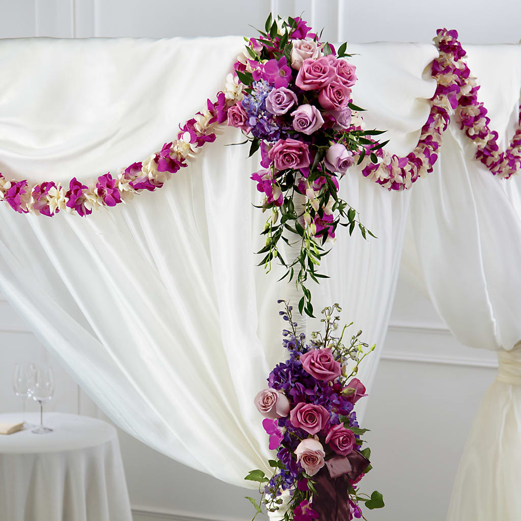 Color & Light Chuppah Decor – BLOSSOMS & BALLOONS FLORIST, Roseville CA