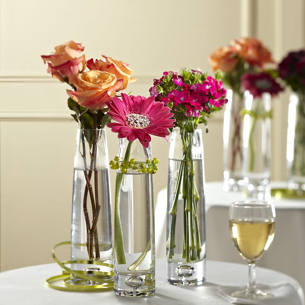 Sparkling Toast Centerpiece – BLOSSOMS & BALLOONS FLORIST, Roseville CA