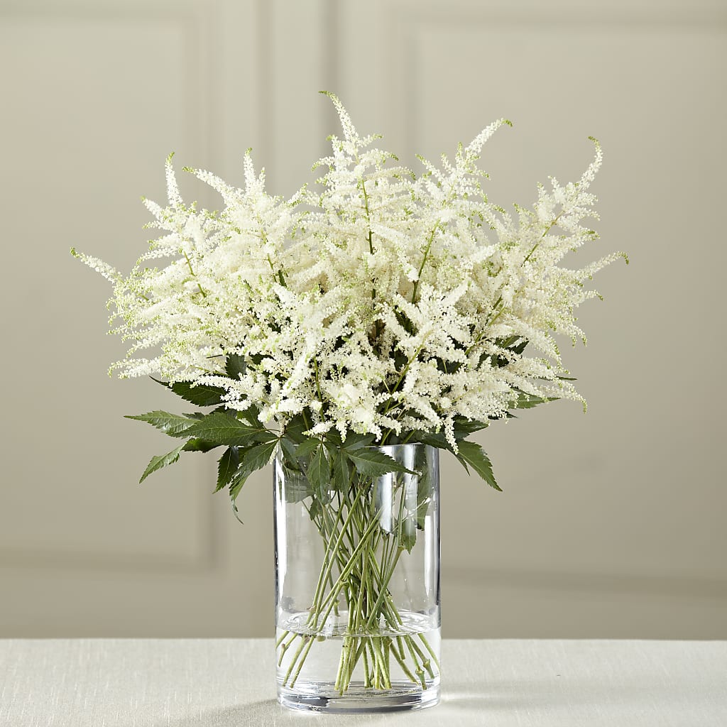 White Astilbe Bouquet – BLOSSOMS & BALLOONS FLORIST, Roseville CA