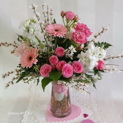 Pretty in Pink – BLOSSOMS & BALLOONS FLORIST, Roseville CA