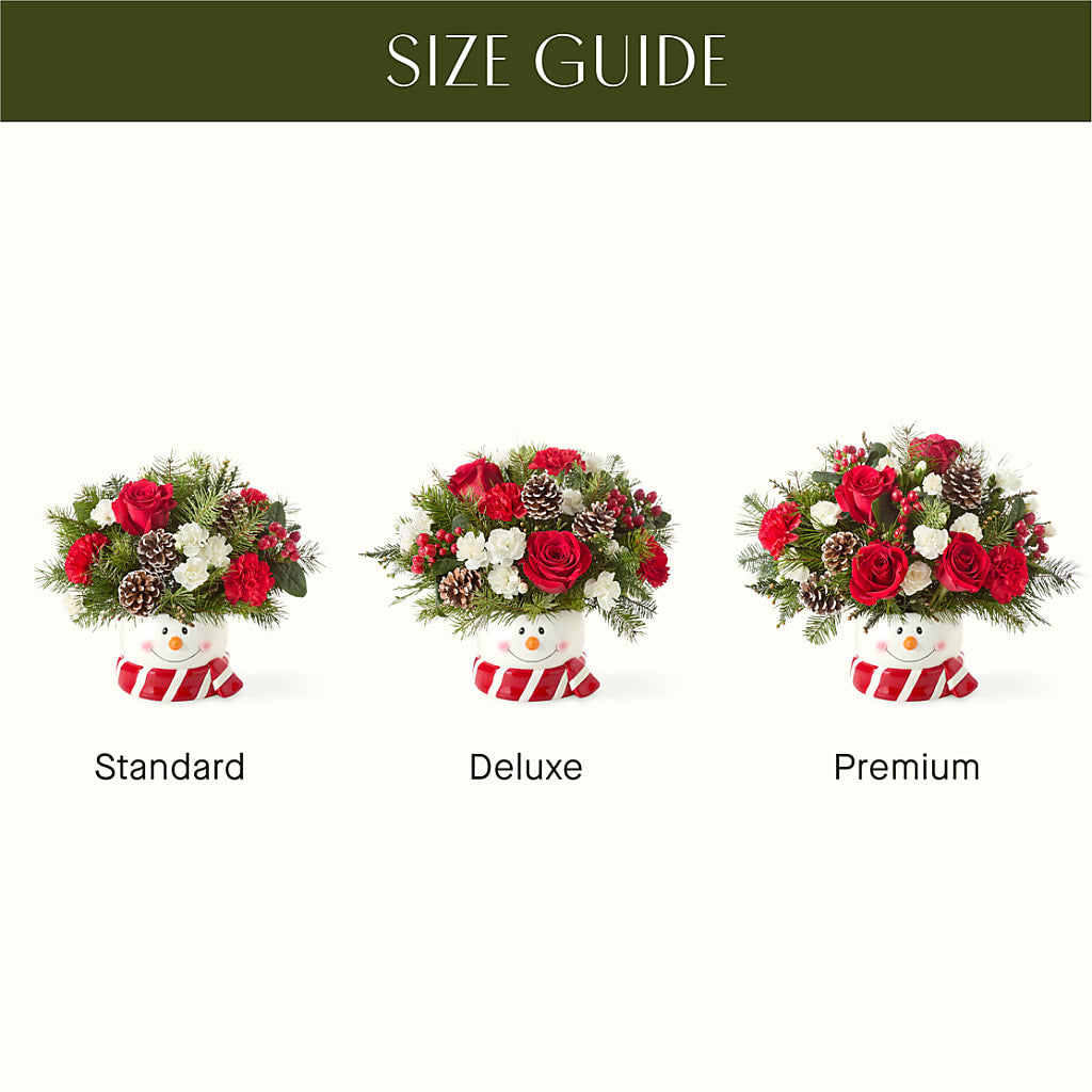 Jolly Snowman Bouquet – BLOSSOMS & BALLOONS FLORIST, Roseville CA