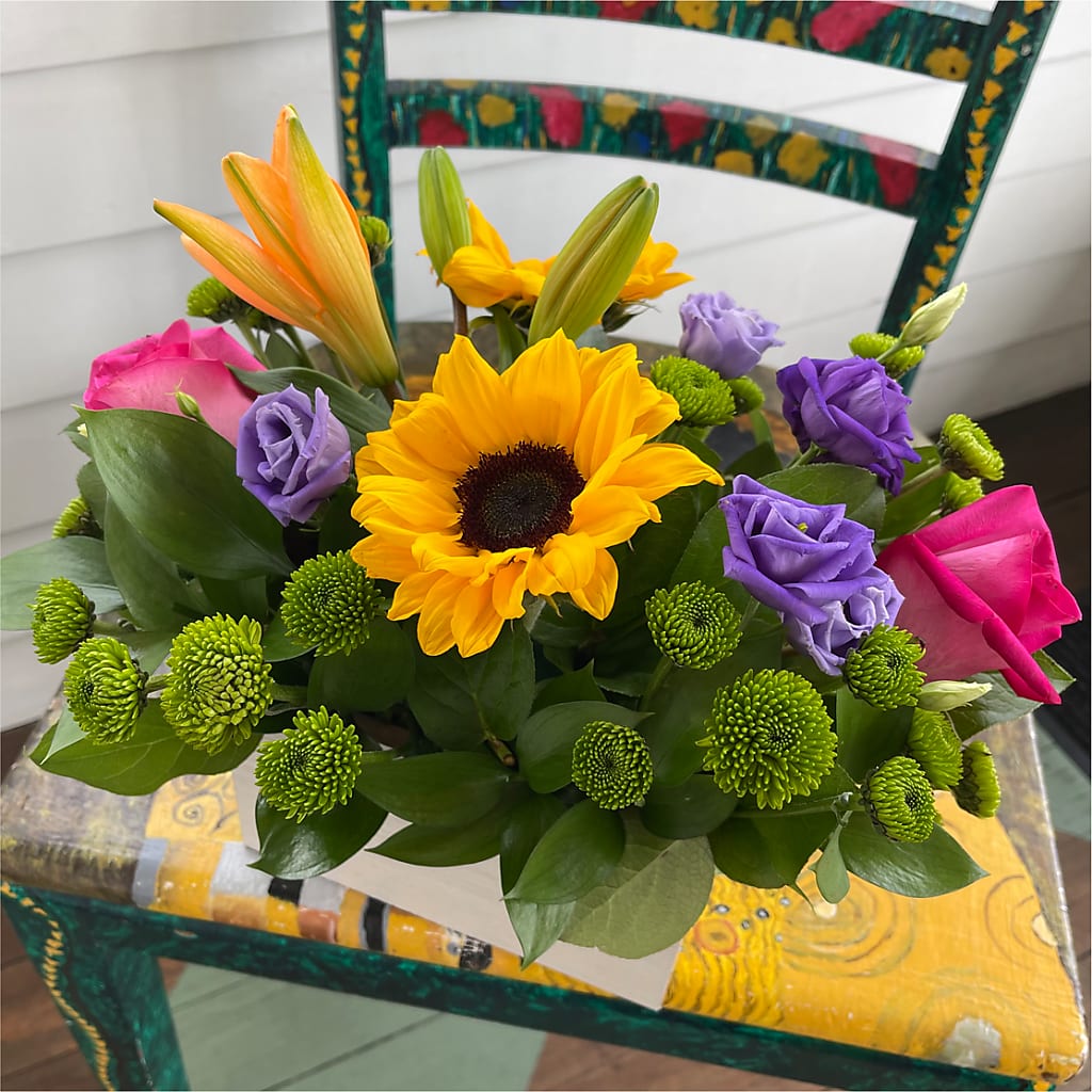Best Day Box Bouquet – BLOSSOMS & BALLOONS FLORIST, Roseville CA