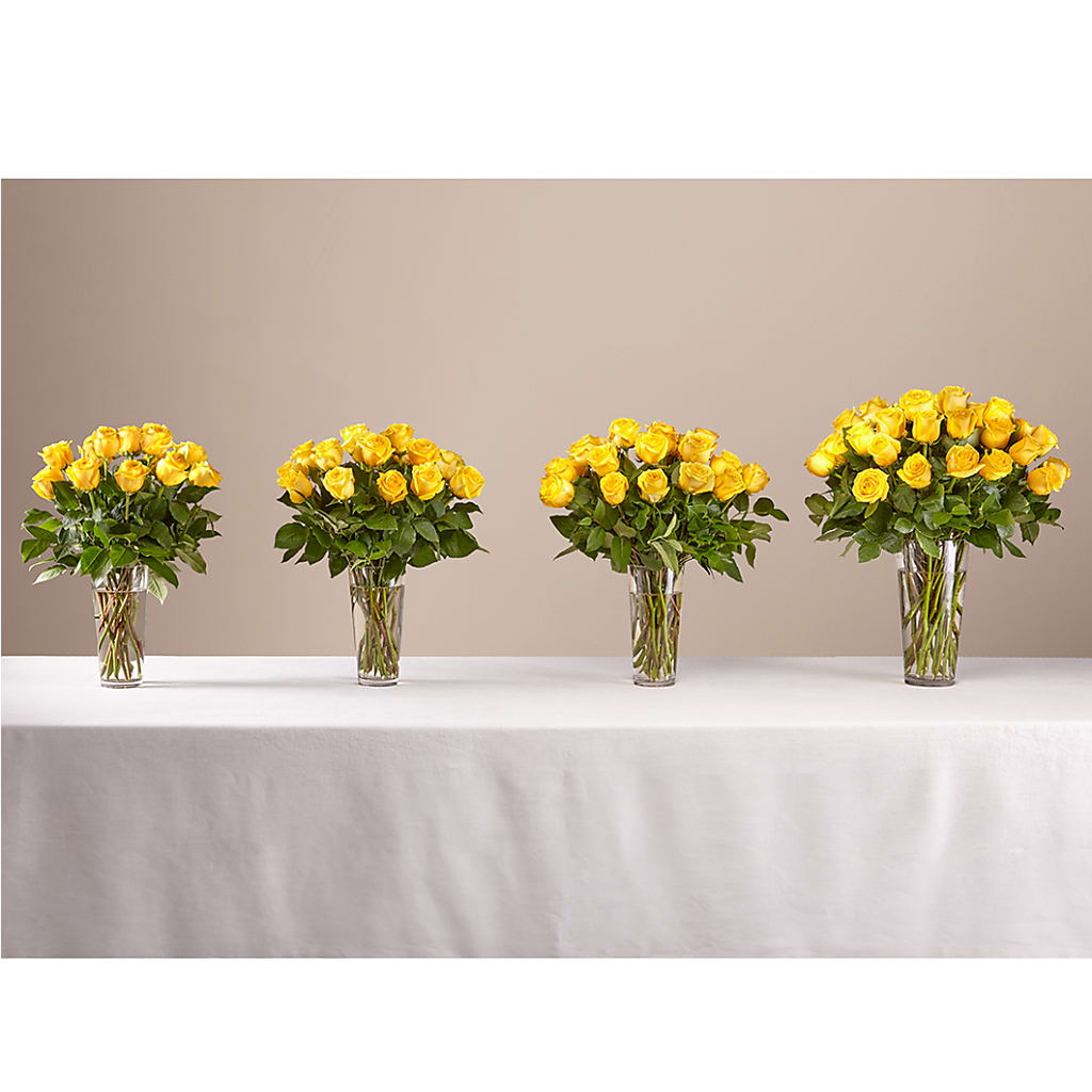 Long Stem Yellow Rose Bouquet – BLOSSOMS & BALLOONS FLORIST, Roseville CA
