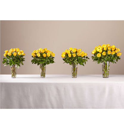 Long Stem Yellow Rose Bouquet – BLOSSOMS & BALLOONS FLORIST, Roseville CA