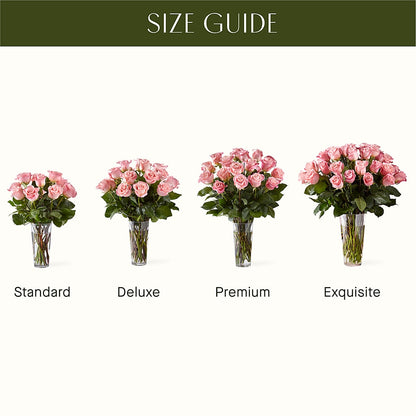 Long Stem Pink Rose Bouquet – BLOSSOMS & BALLOONS FLORIST, Roseville CA