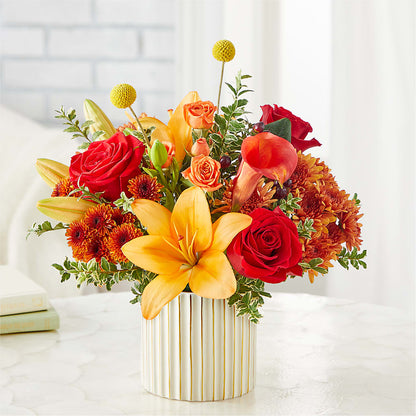 Scarlet Skies Bouquet – BLOSSOMS & BALLOONS FLORIST, Roseville CA