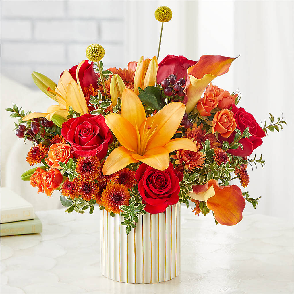 Scarlet Skies Bouquet – BLOSSOMS & BALLOONS FLORIST, Roseville CA