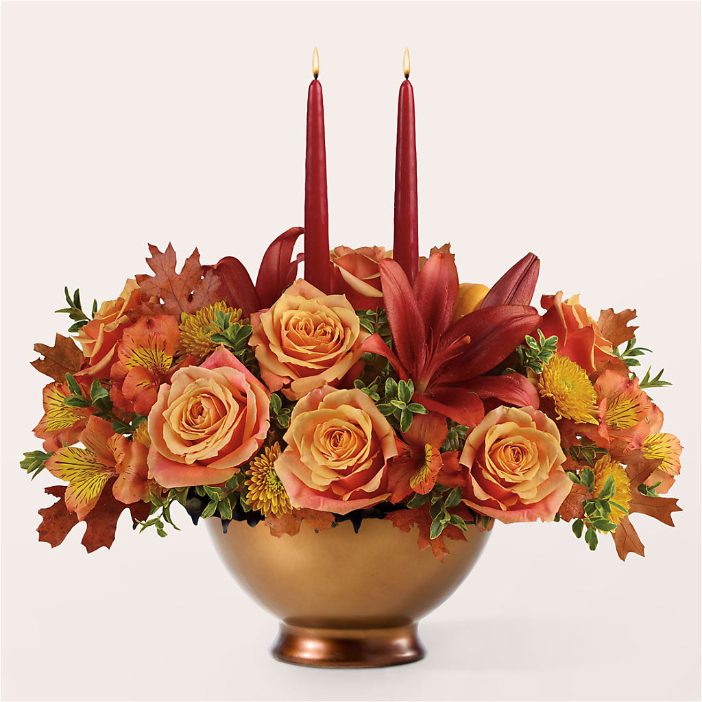Harvest Table Centerpiece – BLOSSOMS & BALLOONS FLORIST, Roseville CA