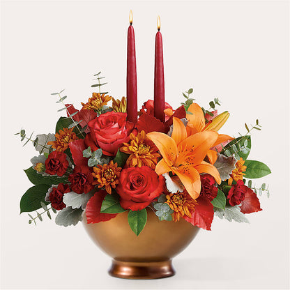 Fruits of Fall Centerpiece – BLOSSOMS & BALLOONS FLORIST, Roseville CA